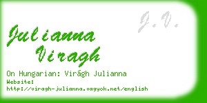 julianna viragh business card